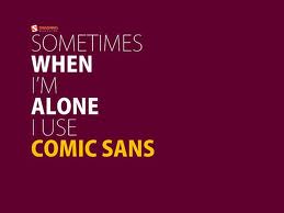alone_comic_sans