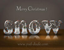 snow-christmas-photoshop-text