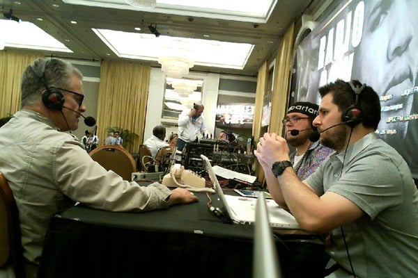 Interviewing Jim Lampley Radio Row